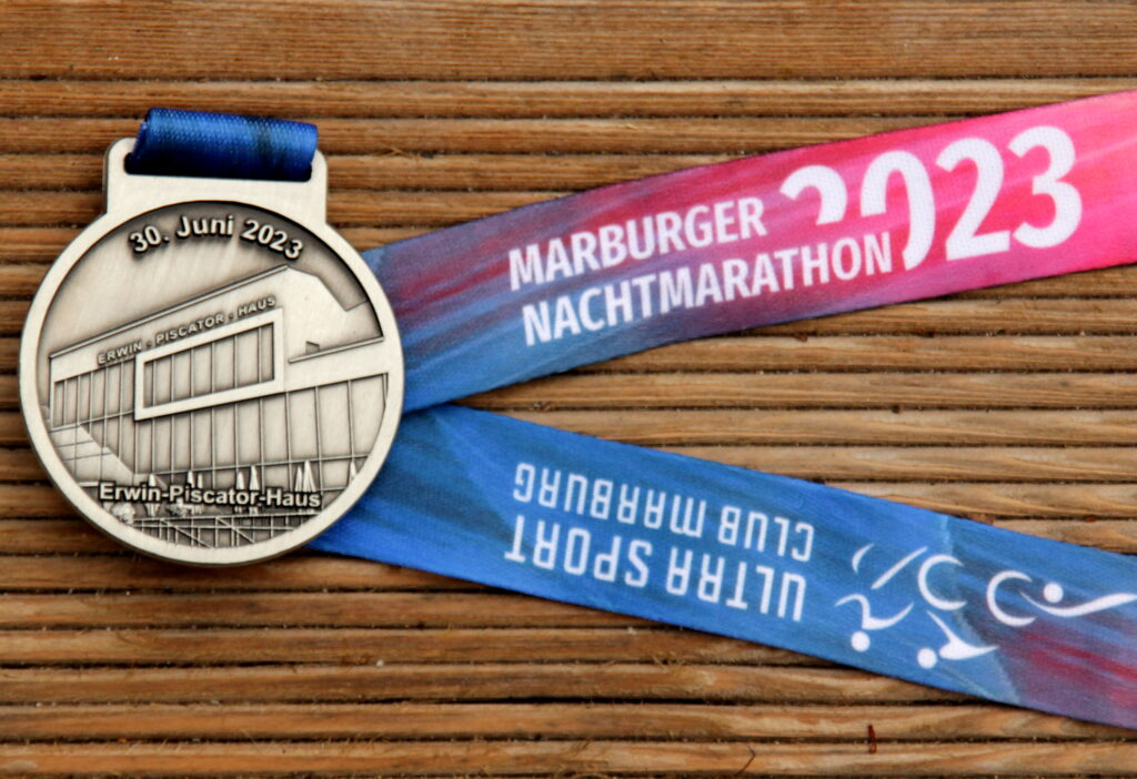 Medaille Marburger Nachtmarathon 2023